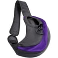 thumbnail image 2 of Portabebés para perros para mascotas, malla transpirable, portátil, seguro para viajes, bolso de hombro para mascotas con correa ajustable antideslizante para el hombro para pequeños, 2 of 5