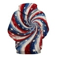 thumbnail image 2 of WHNBCW Funny Tie Dye Hoodie American Flag Style Graphic Sweatshirt, 2 of 7