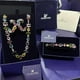 thumbnail image 2 of SET CONJUNTO COLLAR + PULSERA + ARETES SWAROVSKI MULTICOLOR GEMA PIEDRAS CRISTALES MUJER, 2 of 6