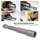 thumbnail image 2 of 10 Piece Hex Socket Set with 7mm Powerful Magnetic Electric Screwdriver Bits, 2 of 2