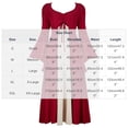 thumbnail image 2 of Dresses for Women Palace Style Long Sleeve Solid Color Elegant Halloween Party Gown Fashion Dress, 2 of 7