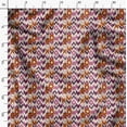 thumbnail image 4 of Soimoi Ikat Print, Velvet Fabric, Decor Sewing Fabric by The Yard 54 Inch Wide,Decorative Fabric for Upholstery and Home Accents, Orange, 4 of 6