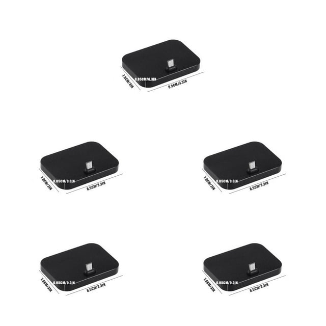 Sidaley Soporte de de escritorio para teléfono móvil Estación de acoplamiento de carga de teléfono móvil Soporte de enchufe micro Type8 NO8
