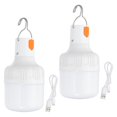 thumbnail image 1 of Linterna de Camping Recargable PATIKIL LED 60W Paquete de 2 Blanca, 1 of 6