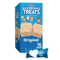 Rice Krispies Treats Original Chewy Crispy Marshmallow Squares, Kids Snacks, 12.4 oz, 16 Count