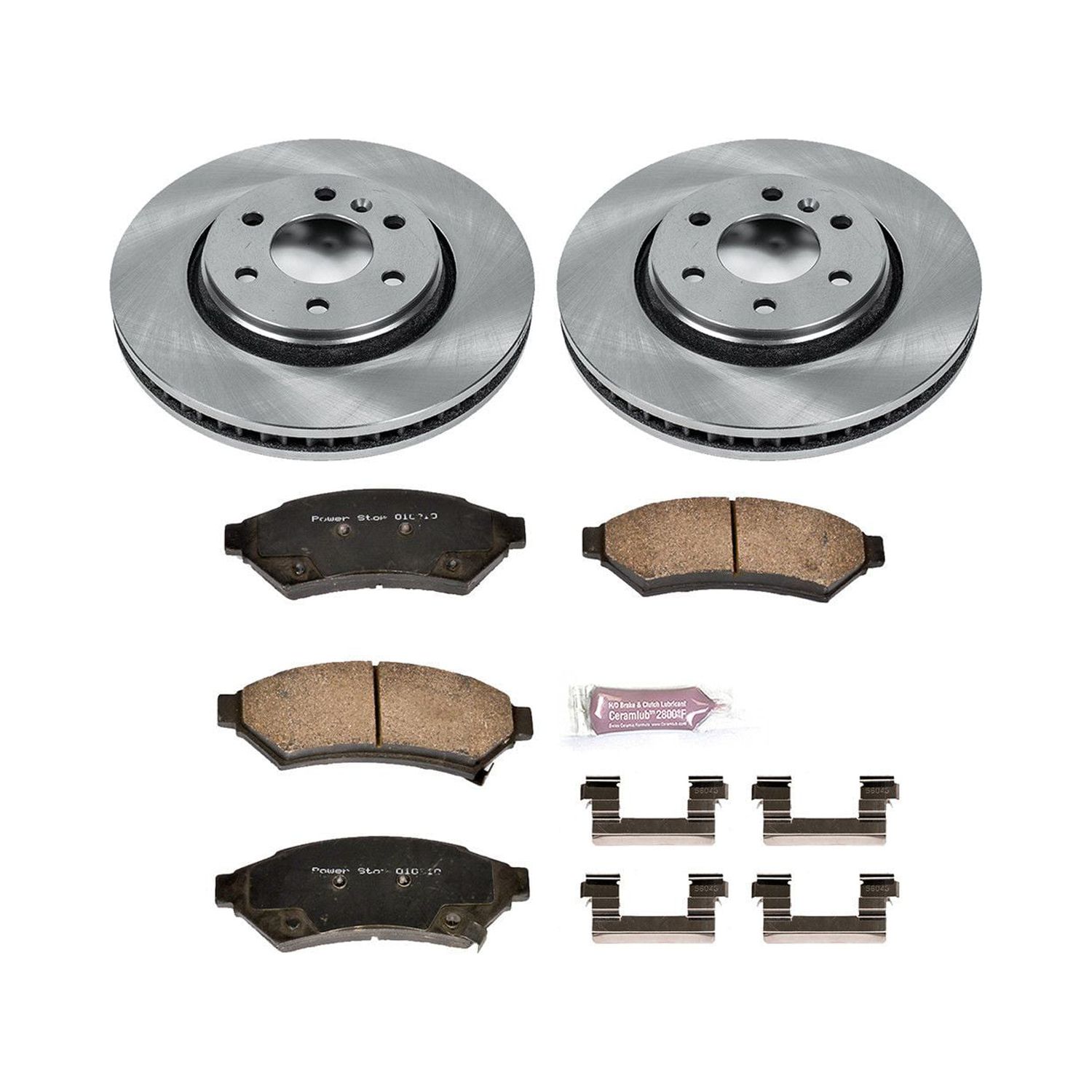 Power Stop Front Stock Replacement Brake Pad and Rotor Kit KOE4602
