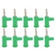 thumbnail image 1 of Solderless Banana Plug, Maximum 24A 30VAC-60VDC Open Screw Bananas Connector 4mm For Electronic Instruments, 1 of 7