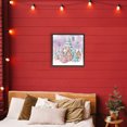 thumbnail image 4 of Stupell Industries Traditional Gingerbread Candy Town Black Floating Frame Canvas Art, 18 x 18, by Nicole DeCamp, 4 of 8
