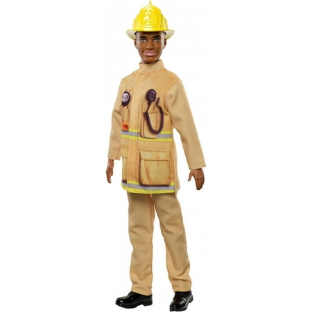 Barbie Ken Careers Firefighter Doll with Career-Themed