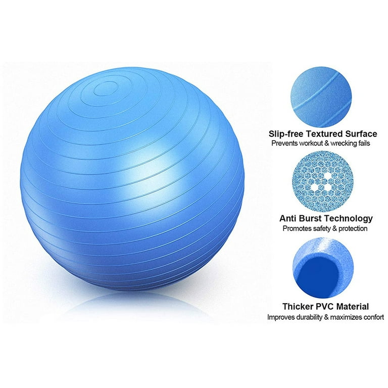 95cm big size Sport Yoga Ball Fitness Gym Fitball Exercise Pilates Workout Balance Ball Walmart