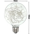 thumbnail image 2 of LINLIN G95 Vintage Filament LED Light Bulb,E27 Base 3W Antique Filament Globe Decorative Light Bulbs for Home Festival Party Decoration, 2 of 6