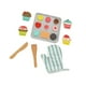 thumbnail image 4 of Juego de cocina de madera para hornear, juego de cocina y repostería, minicocina, juguete preescolar, juego de comida para educativo temprano, 4 of 9