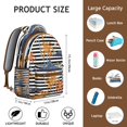 thumbnail image 6 of Roomy Hawaii Tropical Wind Palm Leaves Student Backpack: Durable Lightweight Laptop Daypack with Padded Sleeve for College & High School, Perfect for Commuting, A Fantastic Gift for Women & Men, 6 of 6
