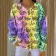 thumbnail image 4 of TaTaai Hoodies Shirts for Women Early Fall Long Sleeve Tops Vintage Graphic Outfits Tops Fashion Pullover Tees Gift, 4 of 6