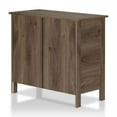 thumbnail image 4 of Furniture of America Reyes Commode Rustique en Bois à 3 Tiroirs en Noyer Vieilli, 4 of 7