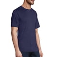 thumbnail image 2 of Hanes Cool DRI TAGLESS Men`s T-Shirt, M, Navy Heather, 2 of 3