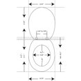 thumbnail image 3 of Printed Design Oval Elongated Toilet Seat With Adjustable Zinc Hinges Brazil, 3 of 4