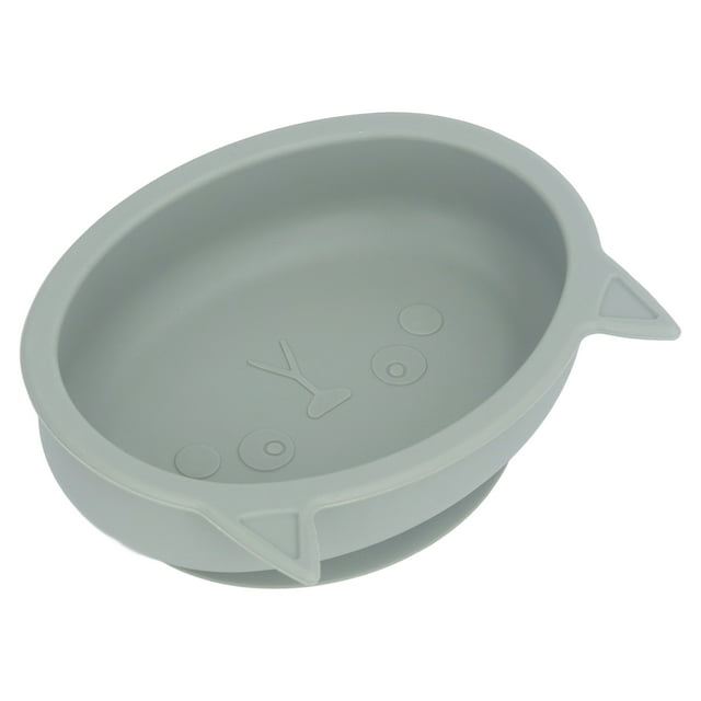 Cuenco Portátil con Forma de Gato de Dibujos Animados Cuenco para bebé con Ventosa Cuenco de Comida de Silicona Suave para Niños Pequeños para Comedor ANGGREK Otros