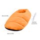 thumbnail image 4 of Yuarrent Calentador de pies de invierno Calentador eléctrico USB Zapatos calientes Zapatilla de pies para interior Oficina de viajes en casa Suministros térmicos naranja amarillo, 4 of 6