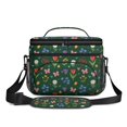thumbnail image 2 of Lunch Box Pioneer Flower Floral Print Pattern Insulated Lunch Bag for Women Men,Medium Leakproof Lunchbox Cooler Bag Adjustable Strap,10 X 6.7 X 8 Inches, 2 of 6