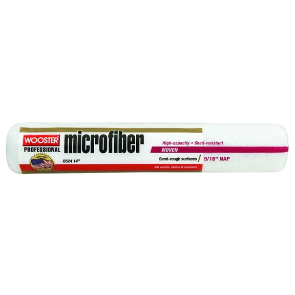 Wooster 14 In. x 9/16 In. Microfiber Roller Cover R524-14