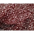 thumbnail image 5 of oneOone Silk Tabby Maroon Fabric Abstract Block Craft Projects Decor Fabric Printed By The Yard 42 Inch Wide, 5 of 5
