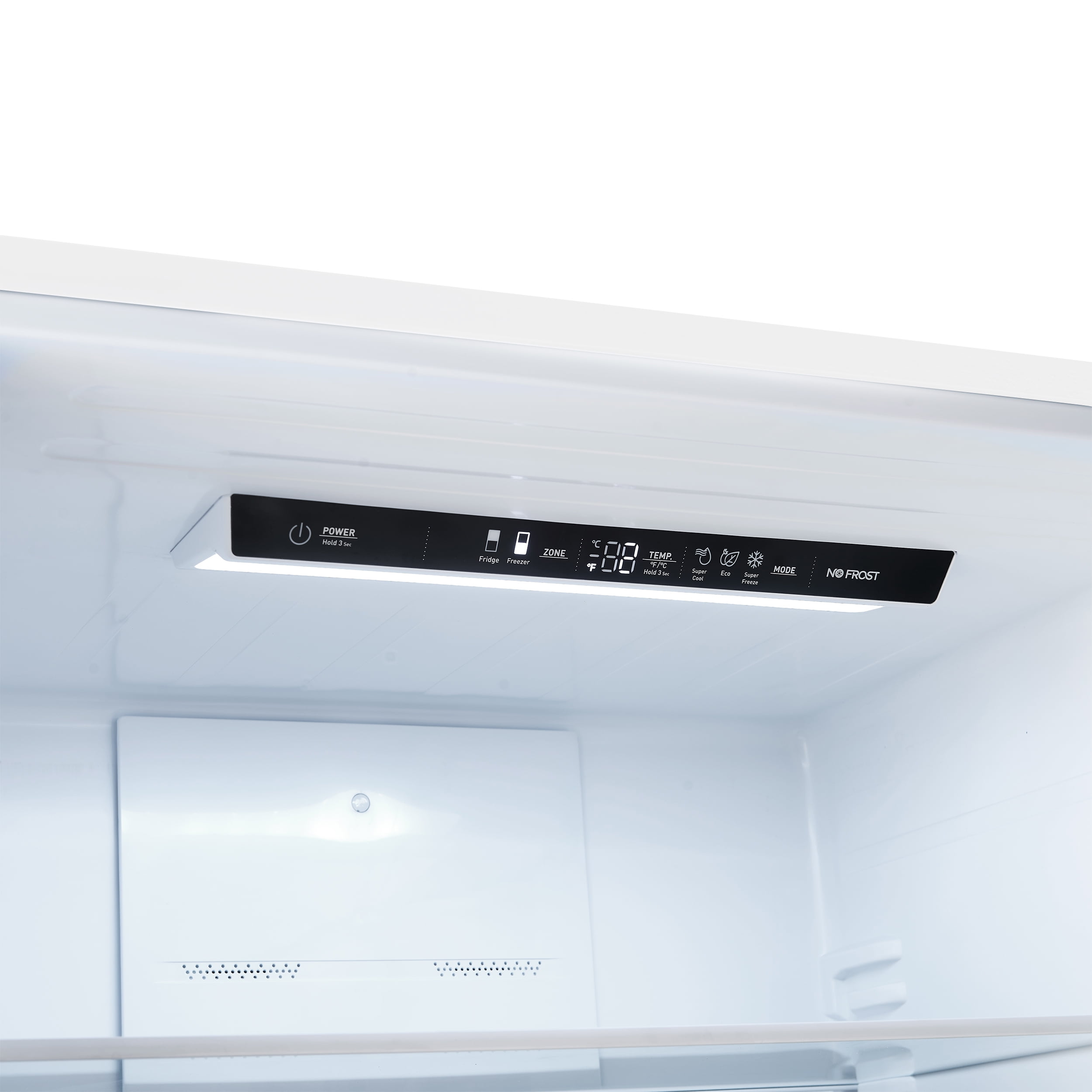Forno Milano 2-Piece 62-Inch Freestanding Dual Bottom Freezer Refrigerator, White â€“ 34.4 cu.ft, Touch Control, Ice Maker