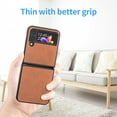 thumbnail image 3 of for Samsung Galaxy Z Flip 4 5G 2022 Case, Slim PU Leather Case Lightweight Protective Case for Samsung Galaxy Z Flip 4 5G 2022 (Brown), 3 of 15