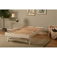 thumbnail image 2 of Kodiak Furniture Boho Wood Pop Up Bed in White with Linen Stone Mattress, 2 of 5