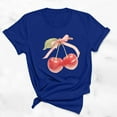 thumbnail image 2 of Blusas de Manga Corta para las Mujeres Divertida Impresión Cuello Redondo Camiseta Vintage, Blusas de Primavera para las Mujeres, 2 of 9