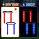 thumbnail image 3 of Set de cinturones de fútbol Libima con bandera LED, ajustables para 6 jugadores, 3 of 7
