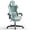 Green, variant on Lointain White Gaming Chair with Footrest, Ergonomic Gamer Game Chair for Adult, Reclining Office Chair with Massage Lumbar Support, Computer Chair, White