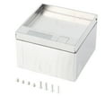 thumbnail image 2 of Prise de Bureau avec Boîte, Prise Intégrée en Acier Inoxydable Design Exquis, 2 of 14