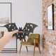 thumbnail image 4 of Bat Shaped Corner Shelf Wall Corner Shelf Wood Floating Shelf Crystal Display Shelf Wall Shelf for Bedroom, 4 of 4