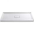 thumbnail image 3 of Kohler K-9479-0 60 x 36 in. Archer Single Threshold Center Drain Shower Base with Removable Cover - White, 3 of 4