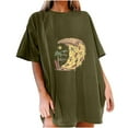 thumbnail image 1 of Birdeem T-Shirt Décontracté à Manches Courtes Imprimé Pizza d'Été pour Femmes, 1 of 7