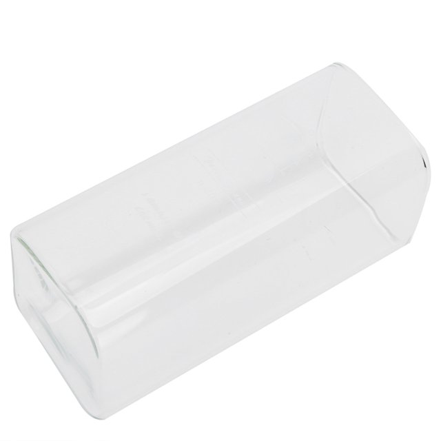 Taza de Agua Taza Cuadrada Resistente Al Calor de 400 Ml Vasos de Vidrio Transparente para Beber Leche Desayuno Vino Cerveza Cócteles Y Bebidas Mixtas 53 X 24 X 24 In ANGGREK Otros