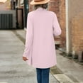 thumbnail image 5 of Jtjvou Lightweight Cardigan for Women Plus Siz High Low Hem Tops Open Front Long Sleeve Casual Loose Breathable Cover Ups Dusters Trendy Soft Thin Cardigans Pink M, 5 of 8