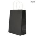 thumbnail image 4 of Nikou Sac Cadeau 25 pièces, Sac en Papier Kraft avec poignée pour Sac de faveur de Bonbons de Mariage(Le Noir), 4 of 8