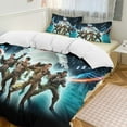 thumbnail image 6 of Ghostbusters 3 Pieces Bedding Sets Comfortable Soft Comforter Sets Decoration Bedroom Gifts With 1 Duvet Cover 2 Pillowcases, 6 of 7