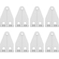 thumbnail image 1 of 8 piezas de soportes de fijación para persianas, ganchos para persianas, cenefa de plástico transparente, 1 of 5