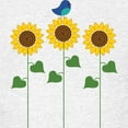 thumbnail image 3 of CafePress - Sunflower Garden Bird T Shirt - Light T-Shirt Kids XS-XL, 3 of 4