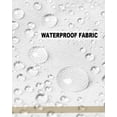 thumbnail image 5 of Pack of 2 Outdoor Pillow Covers, Modern Art Brown White Simple Striped Farmhouse Waterproof Square Throw Pillowcase Cushion Decorative Pillow Covers for Couch Patio Tent, 26x26 in, 5 of 6