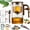 520ml Clear, variant on HPZZ One Click Magnetic Switch Tea Separation Filtration Glass Tea Pot, Magnetic Switch Teapot, Tea Pot, Magic Pot, Tea Witchcraft, Wood Handle Tea Water Separation (720ml Clear)