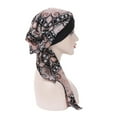 thumbnail image 5 of MEICHEN Headband for Women, Women Chemo Cancer Sleep Scarf Hat Cap Pre Tied Cover Wrap Turban Headwear Loss, Fall Winter Fashion Accessories, 5 of 7