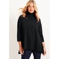 thumbnail image 4 of June & Vie Women's Plus Size One+Only Mock-Neck Tunic, 4 of 4