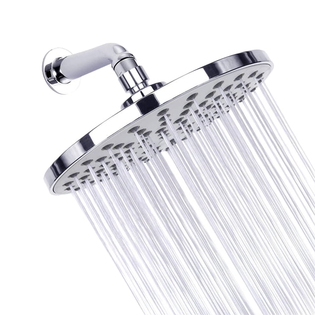 Amdohai 9 Inch Round Rain Showerhead G1/2 High Pressure Shower Head