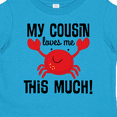 thumbnail image 4 of Inktastic My Cousin Loves Me Boys Boys or Girls Toddler T-Shirt, 4 of 5