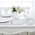 thumbnail image 4 of Dalazy Nappe Imperméable PVC Transparente Anti-Huile Ronde en Plastique pour Maison Hôtel Table à Manger Protecteur, 4 of 8