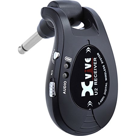 【3/21＆22 ポイントUP♪】Xvive U2 XV-U2 ギター用 ベース用 2.4GHz ワイヤレス カラー：ブラック  XVU2【レビュー投稿でプレゼントあり】